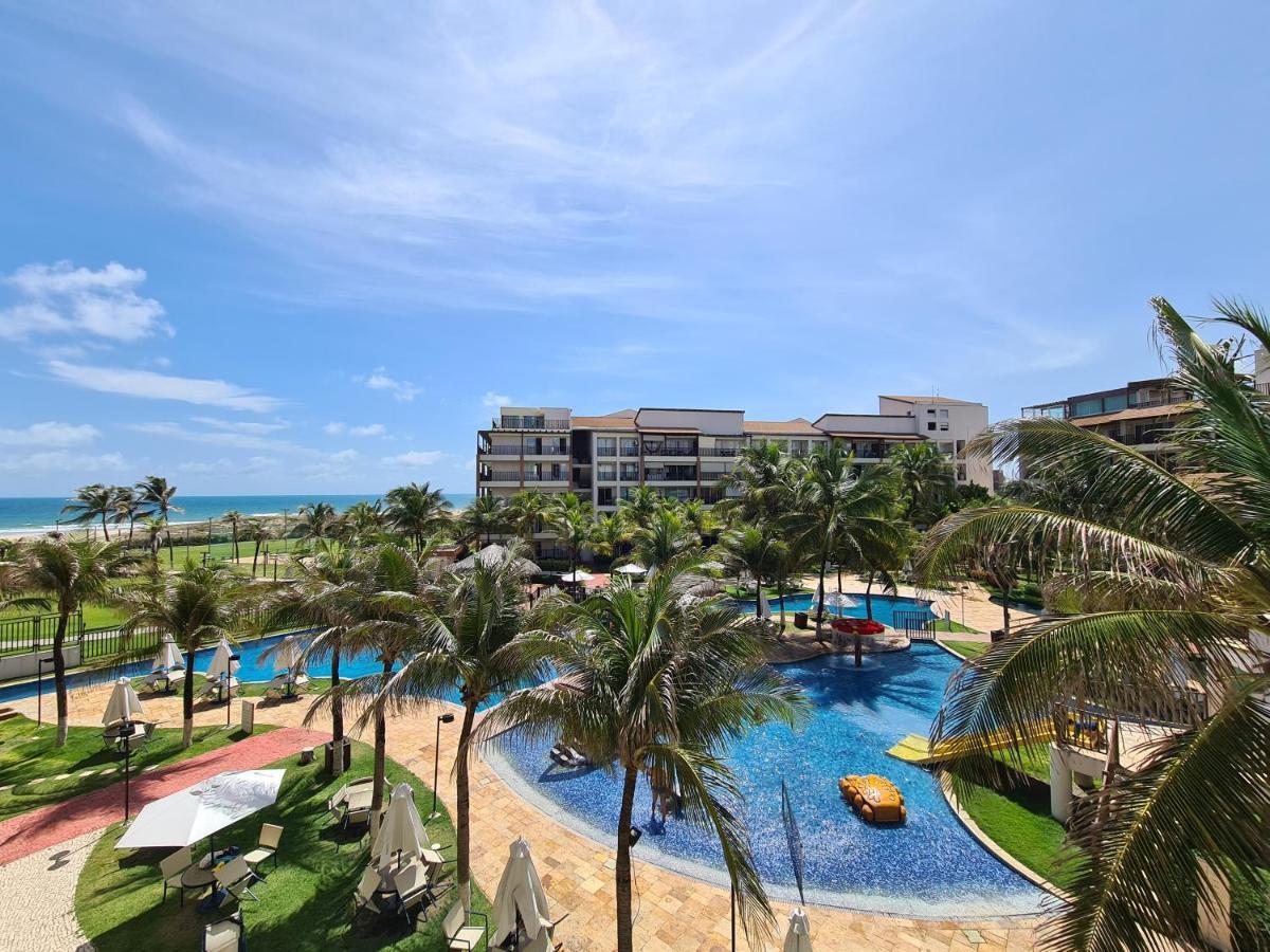 Beach Living Vista Mar - 3 Quartos - Pe Na Areia Aquiraz Exterior foto