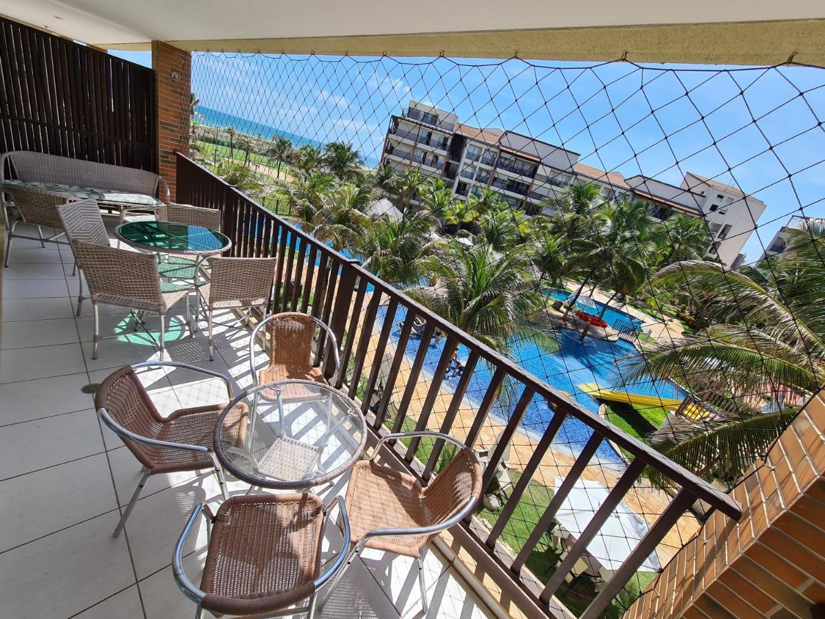 Beach Living Vista Mar - 3 Quartos - Pe Na Areia Aquiraz Exterior foto