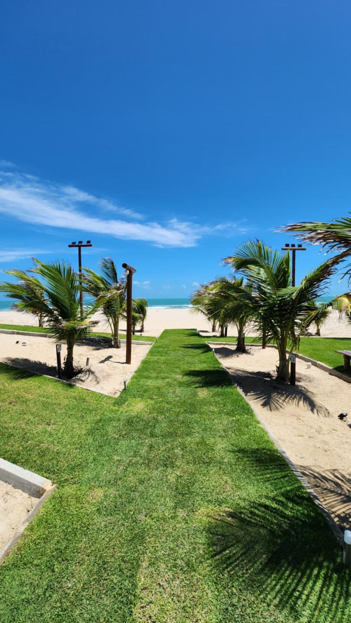 Beach Living Vista Mar - 3 Quartos - Pe Na Areia Aquiraz Exterior foto