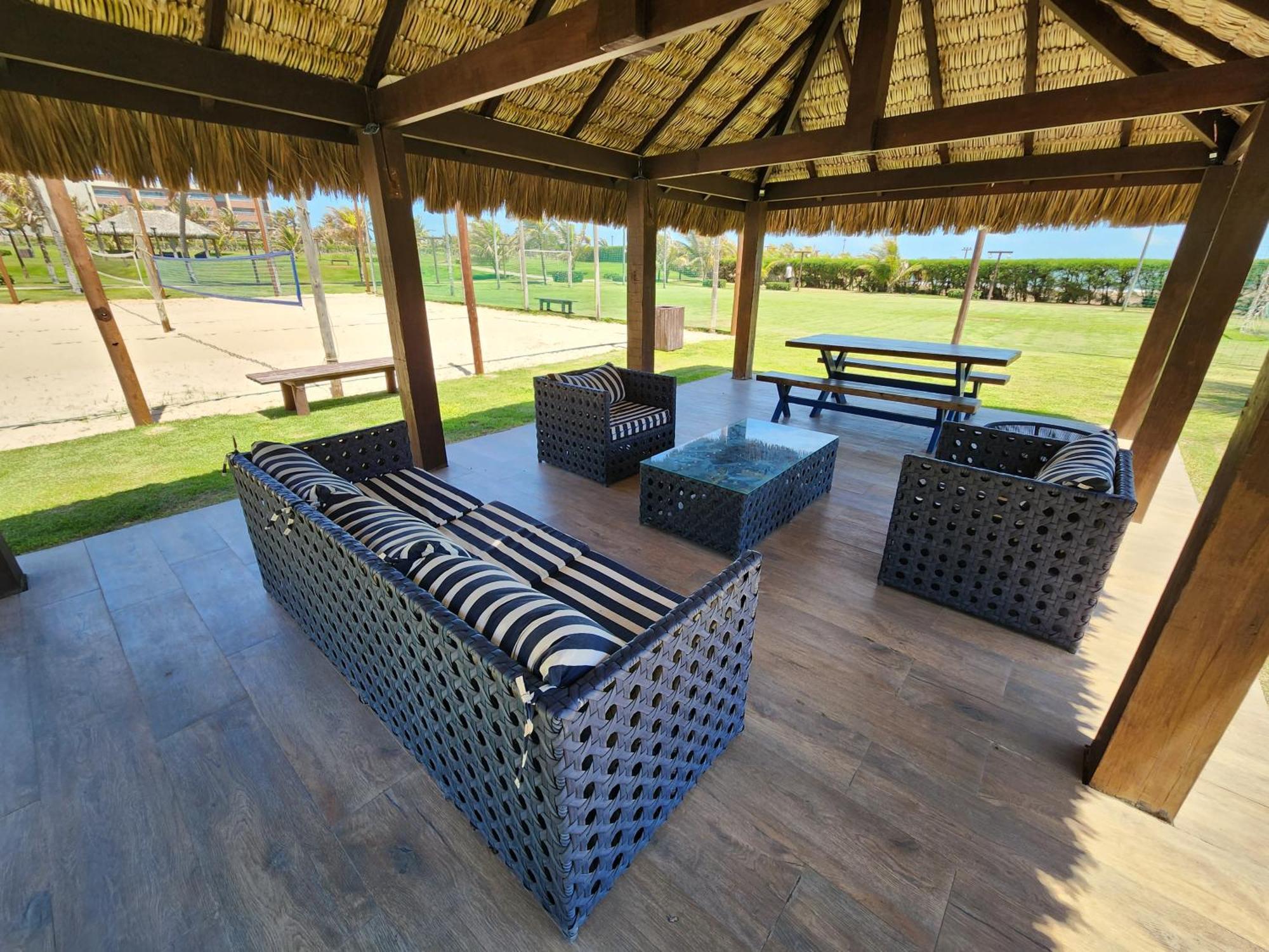 Beach Living Vista Mar - 3 Quartos - Pe Na Areia Aquiraz Exterior foto